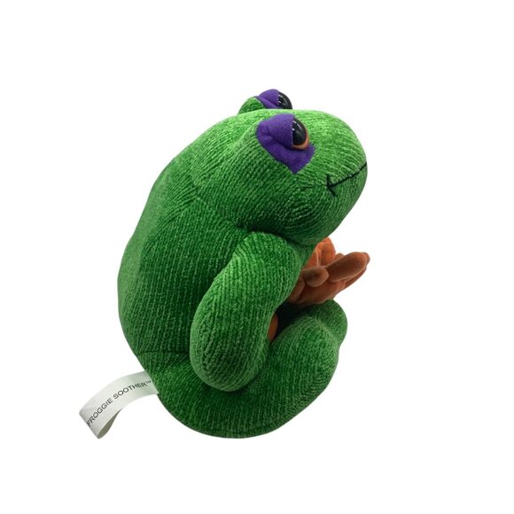 Froggie Sound Soother Plush Toy Relaxing Nature Sounds Green Orange WORKS 10" - Picture 5 of 8